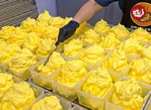 ببینید| غذای خیابانی در کره؛ پخت نان کَره ای روسی در سئول