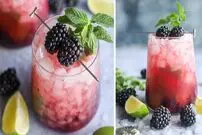یک نوشیدنی بهاره بی‌نظیر؛ موهیتو توت سیاه با طعمی فراموش‌نشدنی