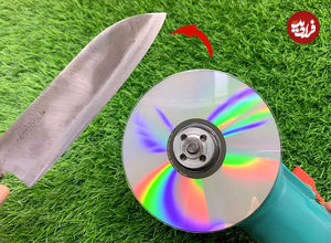 (ویدئو) روش شگفت انگیز برای تیز کردن چاقو مثل تیغ با CD! 