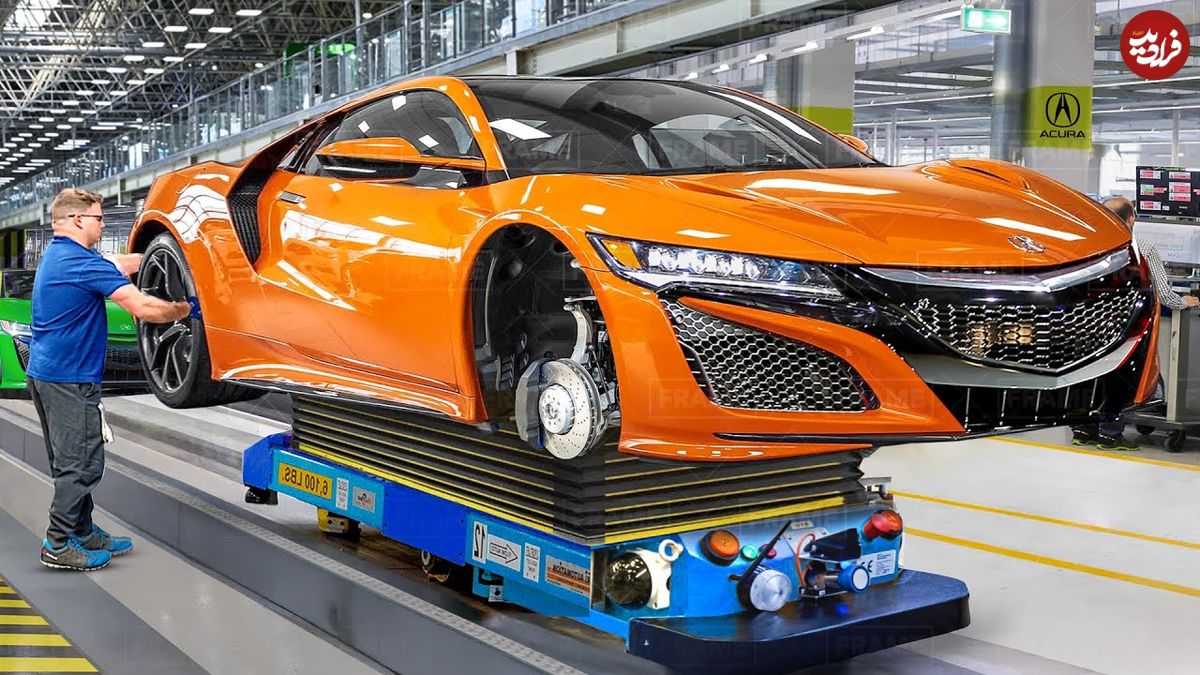 ببینید؛ نگاهی به مراحل تولید خودروهای آکورا NSX، لوتوس امیرا و جگوار F-Type