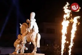 شاپور در انقلاب ماندگار نشد؛ انتقال مجسمه شاه ساسانی به فرودگاه مهرآباد