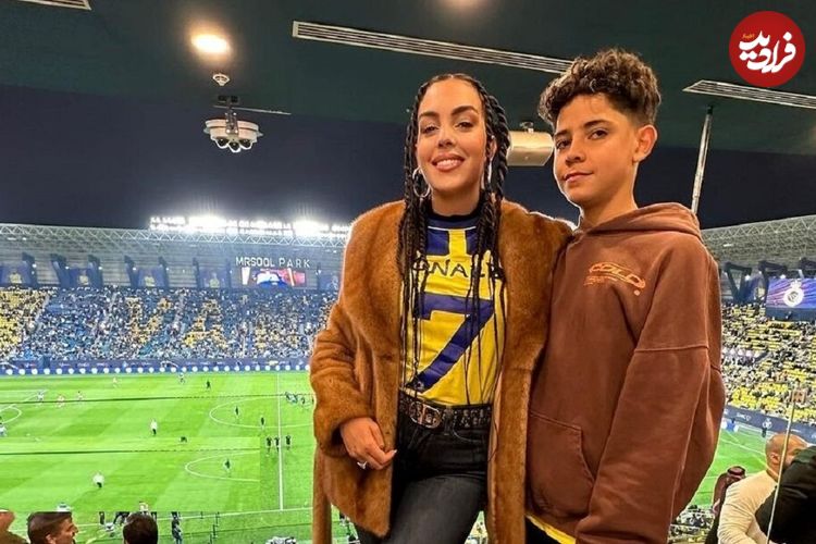 عکس؛ عشق جورجینا به کریستیانو جونیور