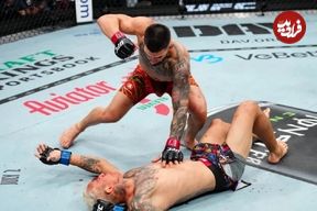 ببینید؛ ایلیا توپوریا با ناک اوت چارلز الیویرا در راند اول قهرمان دو دسته UFC شد