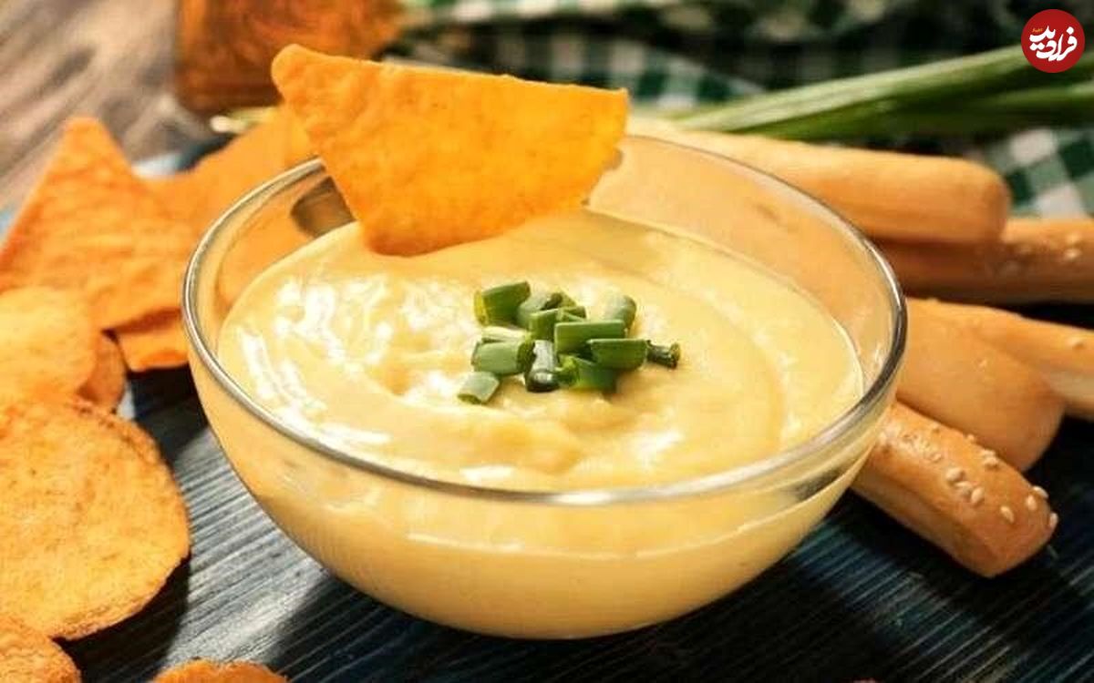 طرز تهیه سس دیپ پنیر رستورانی در خانه