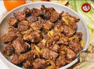 ببینید| طرز تهیه خوراک جگر گوسفندی