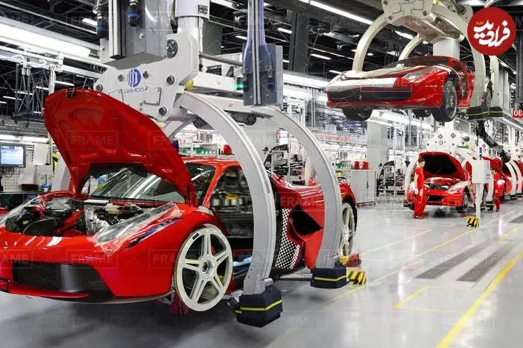 ببینید| نگاهی به خطوط تولید خودروهای سوپر اسپرت فراری در ایتالیا