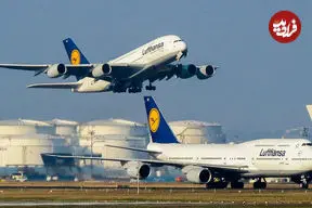 ملکه در برابر ابرسازه؛ مقایسه جذاب ایرباس A380 و بویینگ 747 + اینفوگرافیک