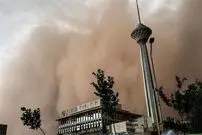 (عکس) سفر به تهران قدیم؛ طوفان شدید در تهران کار دست مردم داد