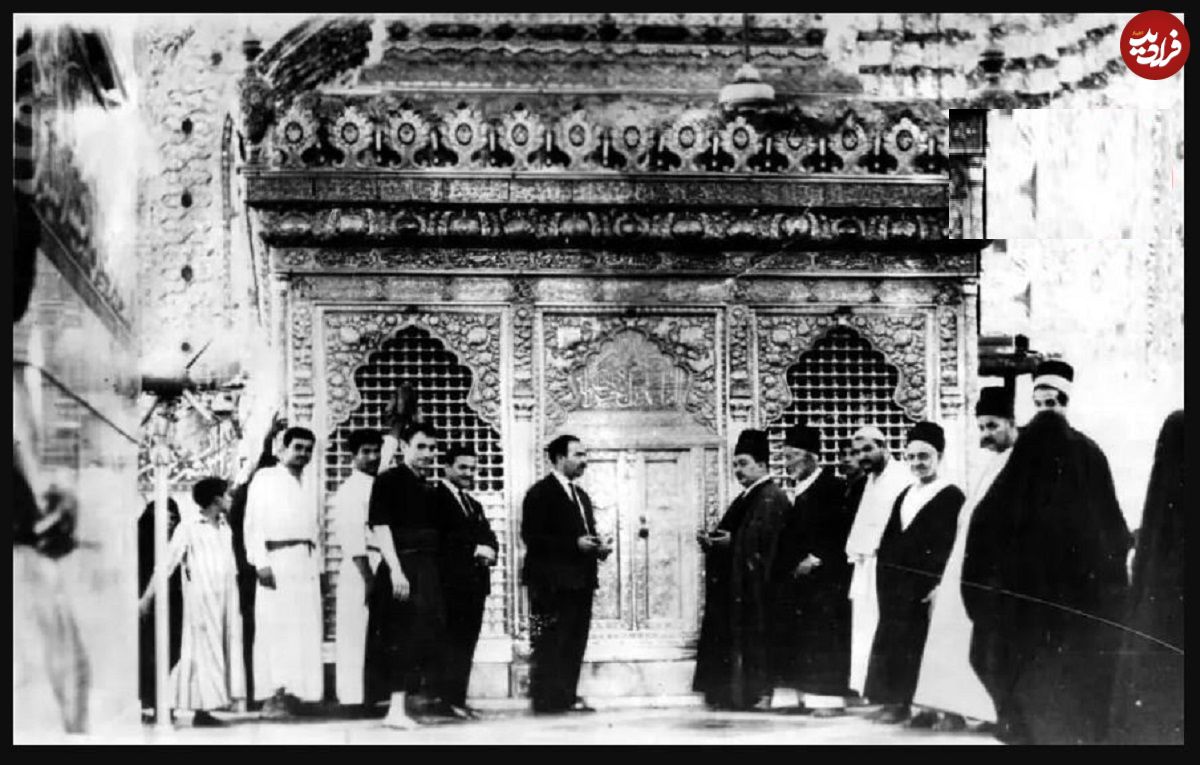 عکس؛ سفر در زمان؛ اصفهانی‌ها ضریح حرم حضرت عباس(ع) را ساختند