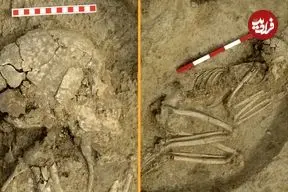 کشف اسکلت نوجوانی که 6 هزار سال قبل مورد حملۀ «شیر» قرار گرفت