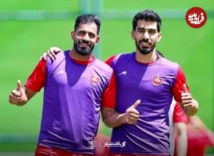 عکس؛ شماره پیراهن عجیب ستاره پرسپولیس به خاطر همسرش
