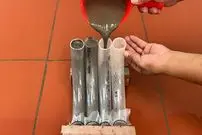 ببینید| نحوه ساخت یک گلدان متفاوت با شلنگ پلاستیکی و سیمان به روش استاد چینی