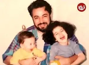 عکس| سفر در زمان؛ «آلین پسر حسن جوهرچی» در جشن تولد 26 سالگی اش؛ سال 1403