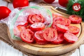 بهترین روش نگهداری گوجه فرنگی در فریزر با ماندگاری یک‌ساله