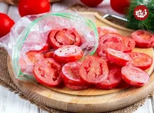 بهترین روش نگهداری گوجه فرنگی در فریزر با ماندگاری یک‌ساله