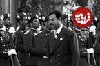 عکس| سفر در زمان؛ «صدام» در دفتر «شیخ زاید» بنیانگذار امارات؛ سال 1352