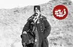 عکس| سفر زمان؛ ناصرالدین شاه و عزیزالسلطان زیر سایبان در چشمه غلغلی
