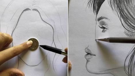 (ویدئو) تکنیک های جالب و ساده برای نقاشی حرفه ای صورت انسان