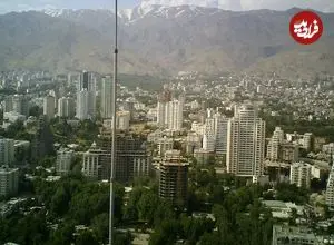 عکس| سفر به ایران قدیم؛ نمایی از محله «الهیه» تهران در سال 1336