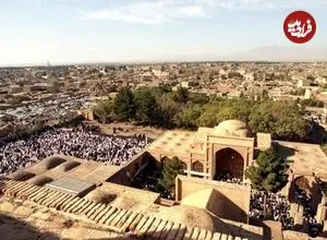 عکس| سفر به ایران قدیم؛ منظرۀ «تربت جام» در دوران قاجار