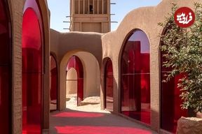 تصاویر؛ معماری هوش مصنوعی در امارات؛ کانسپت اقامتگاه بوم‌گردی با الهام از سنت‌های ایرانی 