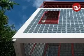 تصاویر| معماری زیبای یک خانه در زمینی باریک