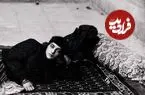 عکس| سفر زمان؛ «دختری با دامن کوتاه، آفتابه مسی و قالی ایرانی»؛ 135 سال قبل