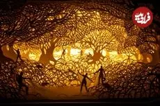 منظره‌های شگفت‌انگیزی که از «کاغذ» ساخته شده‌اند