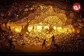 منظره‌های شگفت‌انگیزی که از «کاغذ» ساخته شده‌اند