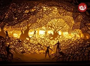 منظره‌های شگفت‌انگیزی که از «کاغذ» ساخته شده‌اند