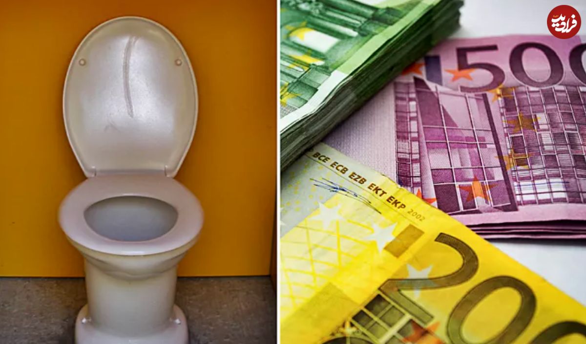 دو زن اسپانیایی ۱۰۰ هزار یورو اسکناس را در توالت ریختند

