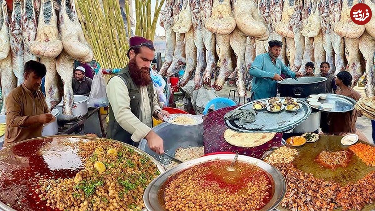 (ویدئو) غذای خیابانی در افغانستان؛ جگر سرخ شده و ماهی کبابی در کابل