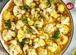طرز تهیه گل کلم پلو؛ پلو مخلوط متفاوت و لذیذ