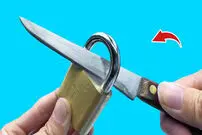 (ویدئو) با این روش هر چاقویی را 100 برابر تیزتر کنید! 