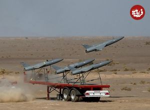 ببینید؛ لحظه پرواز پهپاد موتور جت ایران از ناو پهپادبر سپاه