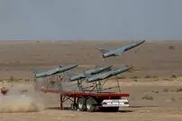 ببینید؛ لحظه پرواز پهپاد موتور جت ایران از ناو پهپادبر سپاه
