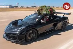 تصاویر؛ حمل درخت کریسمس با سرعت ۳۱۲ کیلومتر!