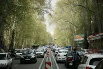 عکس| سفر به تهران قدیم؛ «خیابان ولیعصر» و خودروهای کلاسیک پارک شده در آن؛ سال 1338