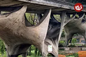 عکس| پل موسمتچی؛ اثری شاخص در سبک بروتالیسم و اکسپرسیونیسم سازه‌ای