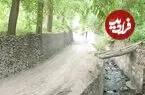 عکس| سفر زمان؛ یک منظرۀ زیبای روستایی در اطراف مشهد در اواخر دوران قاجار
