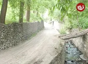 عکس| سفر زمان؛ یک منظرۀ زیبای روستایی در اطراف مشهد در اواخر دوران قاجار