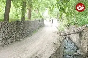 عکس| سفر زمان؛ یک منظرۀ زیبای روستایی در اطراف مشهد در اواخر دوران قاجار