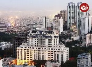 عکس| سفر زمان؛ چشم‌انداز خانه‌های شمال تهران در حدود 75 سال قبل