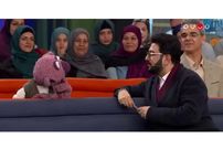 ببینید؛ تقلید صدای بامزه الهی‌قمشه‌ای در برنامه جناب‌خان