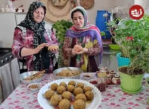 ببینید| غذای روستایی در ایران؛ پخت کوفته سنتی در هوای برفی روستا