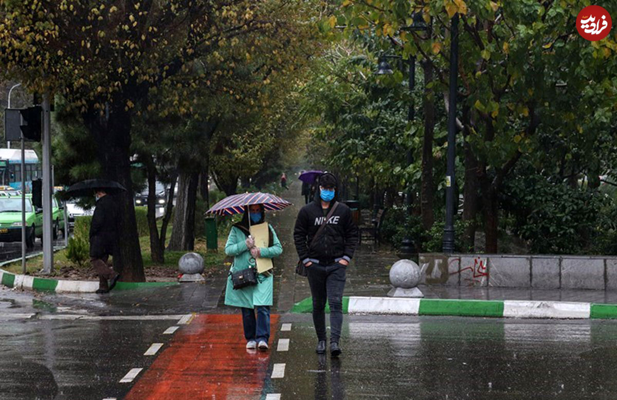 پیشبینی بارش پراکنده در تهران