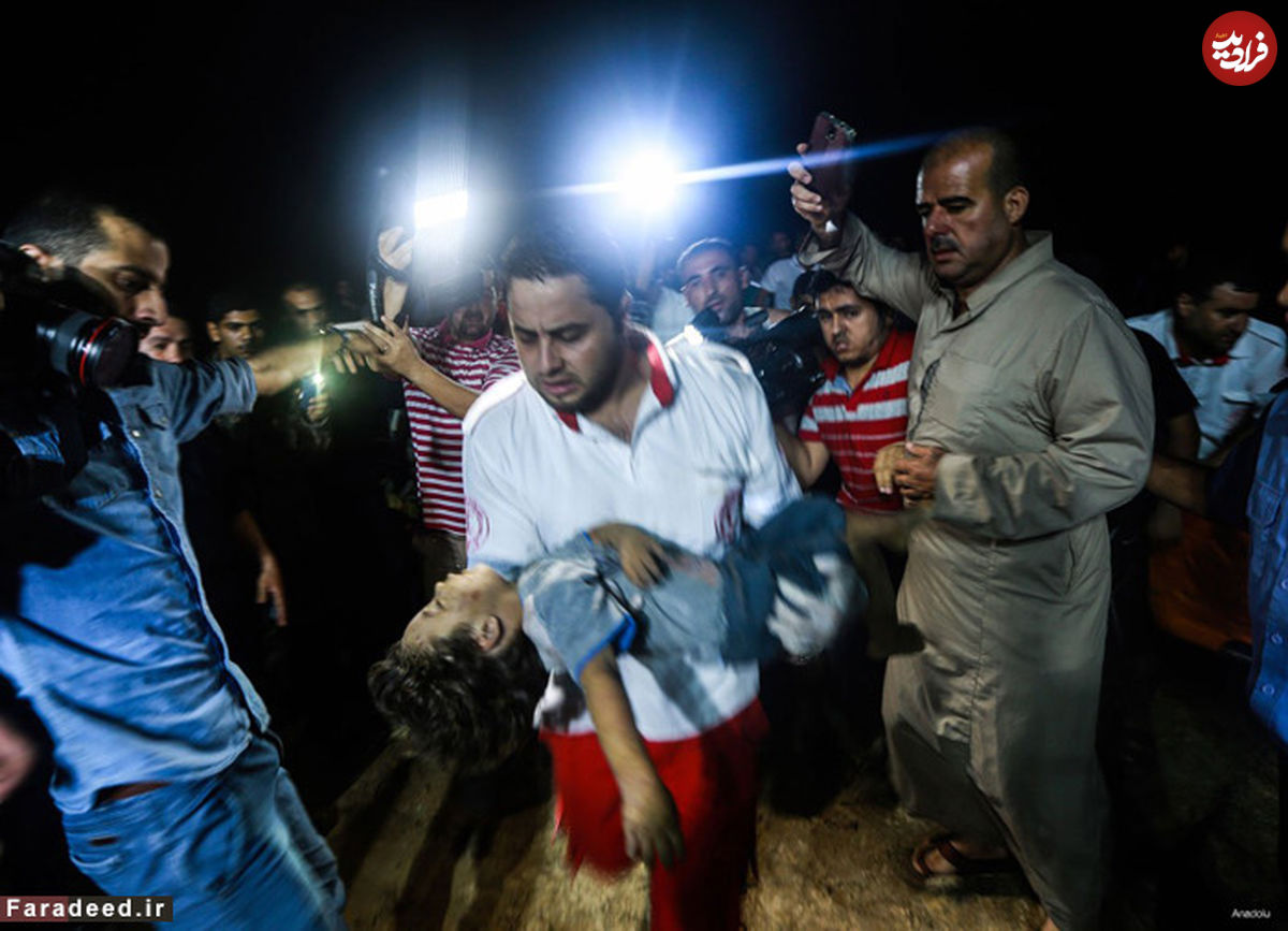 (تصاویر) تراژدی شهادت مادر باردار در غزه
