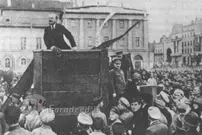 عکس/ لنین در حال سخنرانی در سال 1920