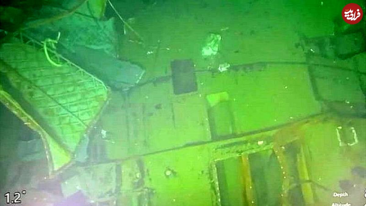 زیردریایی نظامی غرق شده اندونزی سه تکه شده است!