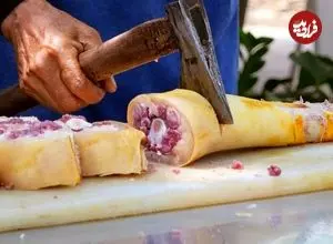 ببینید| غذای خیابانی در تایلند؛ پخت یک غذای محبوب با دم گاو در بانکوک